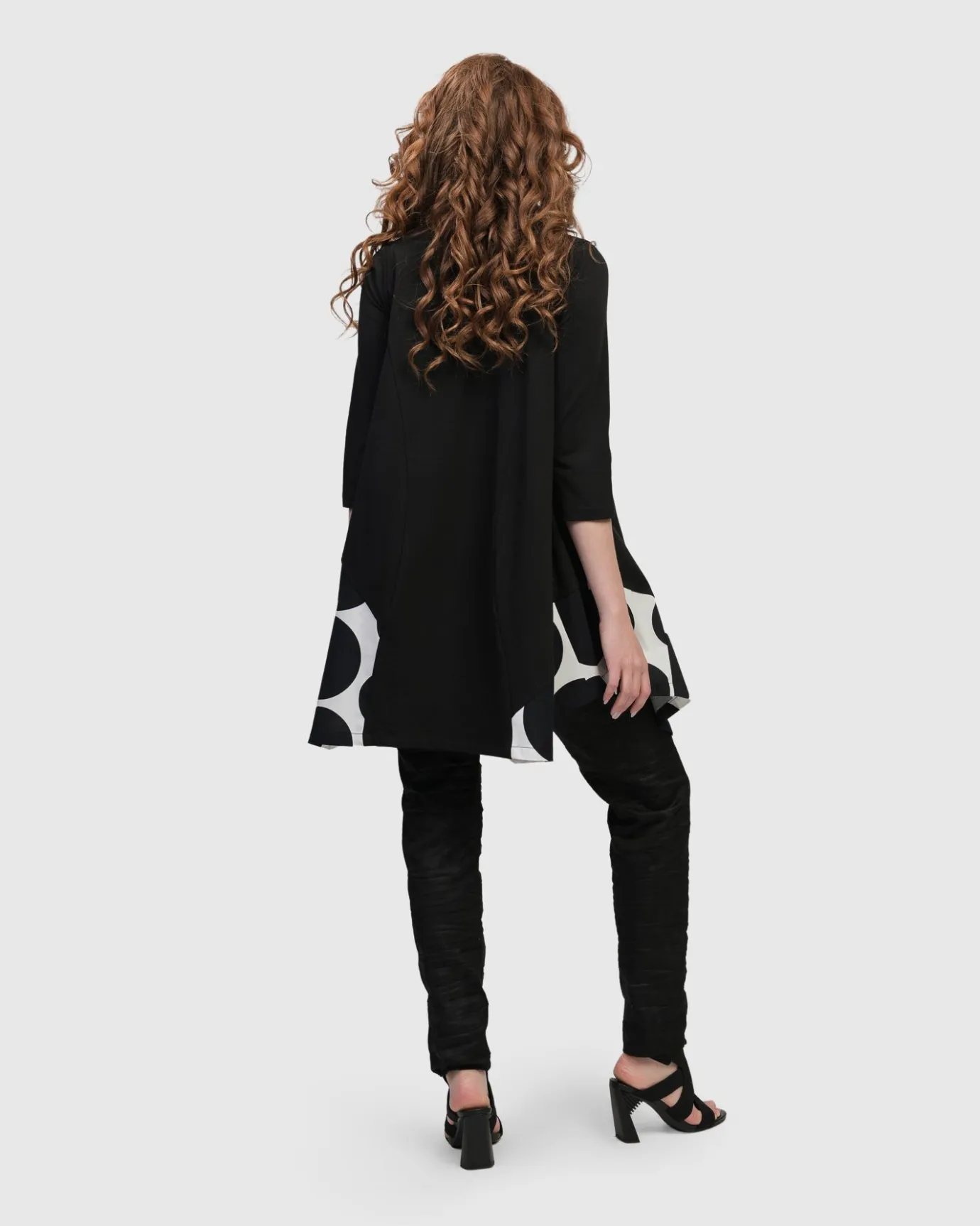 Women Alembika Plus<Urban Domino Trapeze Top, Mono