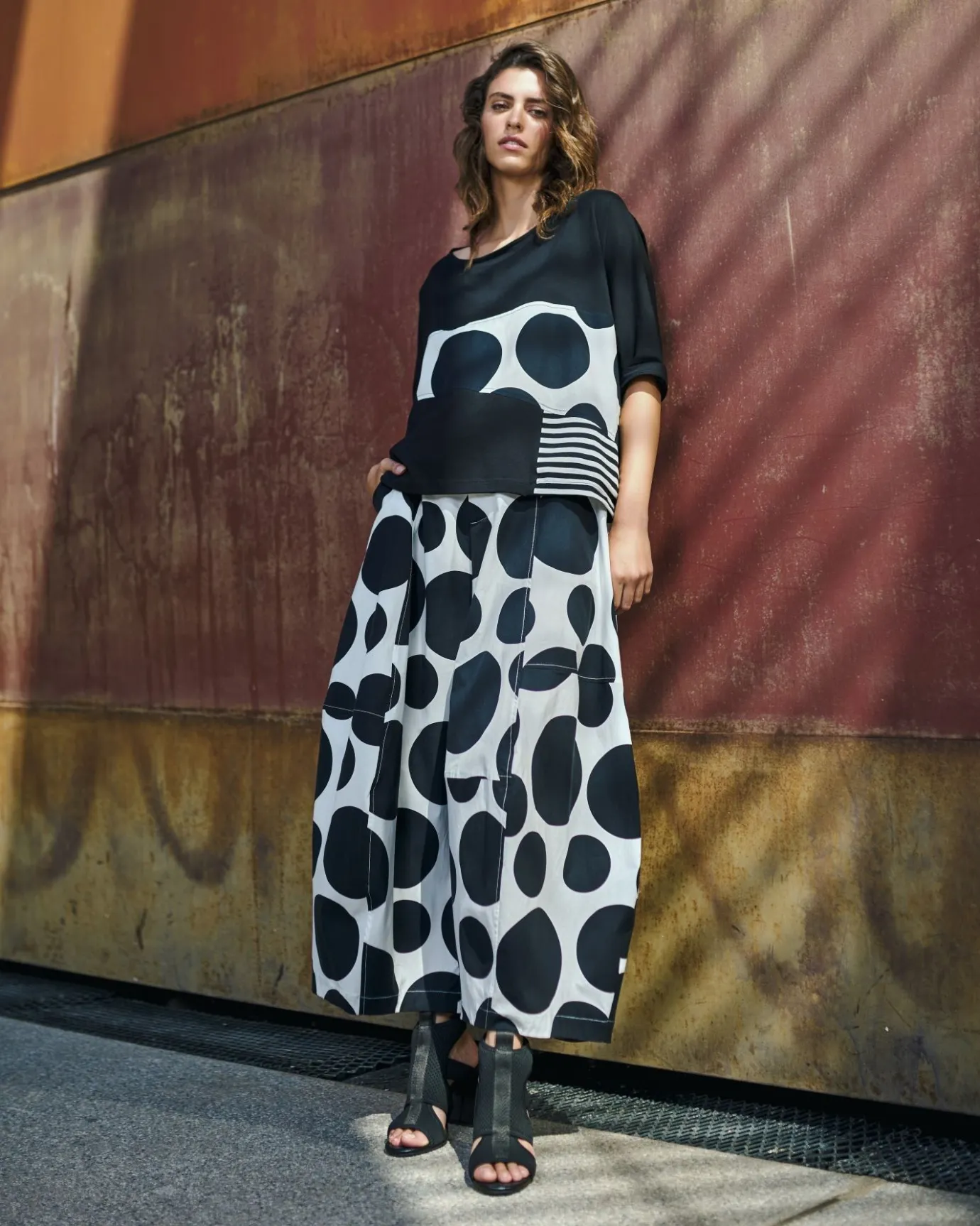 Women Alembika Pants & Skirts<Urban Dot Balloon Pants, Mono
