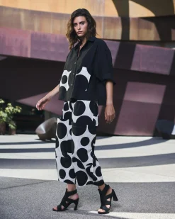 Women Alembika Pants & Skirts<Urban Dot Barrel Pants, Mono