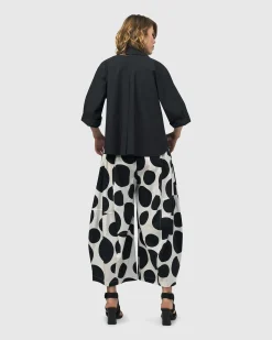 Women Alembika Plus<Urban Fran A-Line Blouse, Black