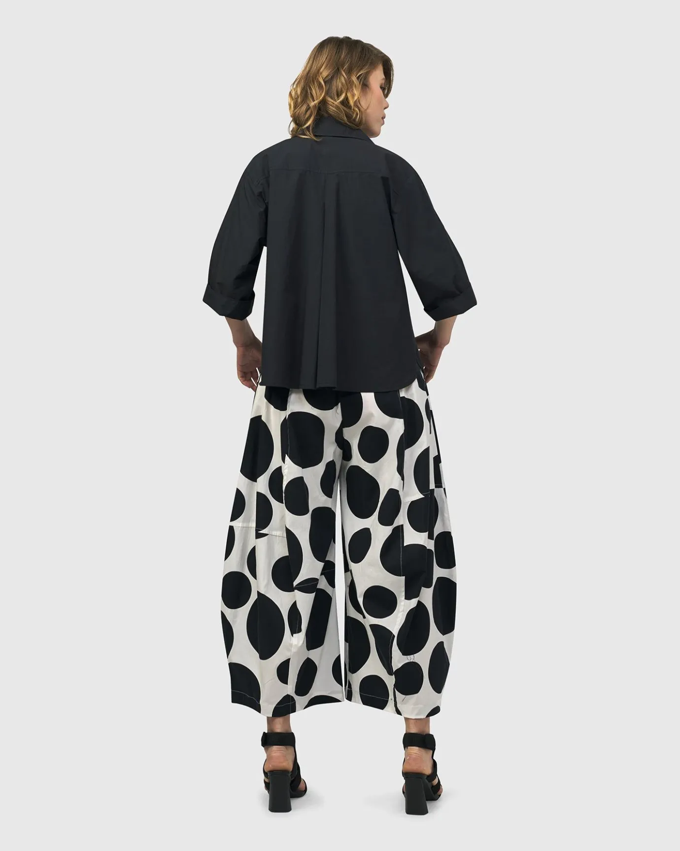 Women Alembika Plus<Urban Fran A-Line Blouse, Black