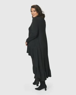 Women Alembika Plus<Urban Hi Lo Katniss Top, Charcoal