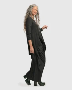 Women Alembika Plus<Urban Hi-Lo Top, Charcoal