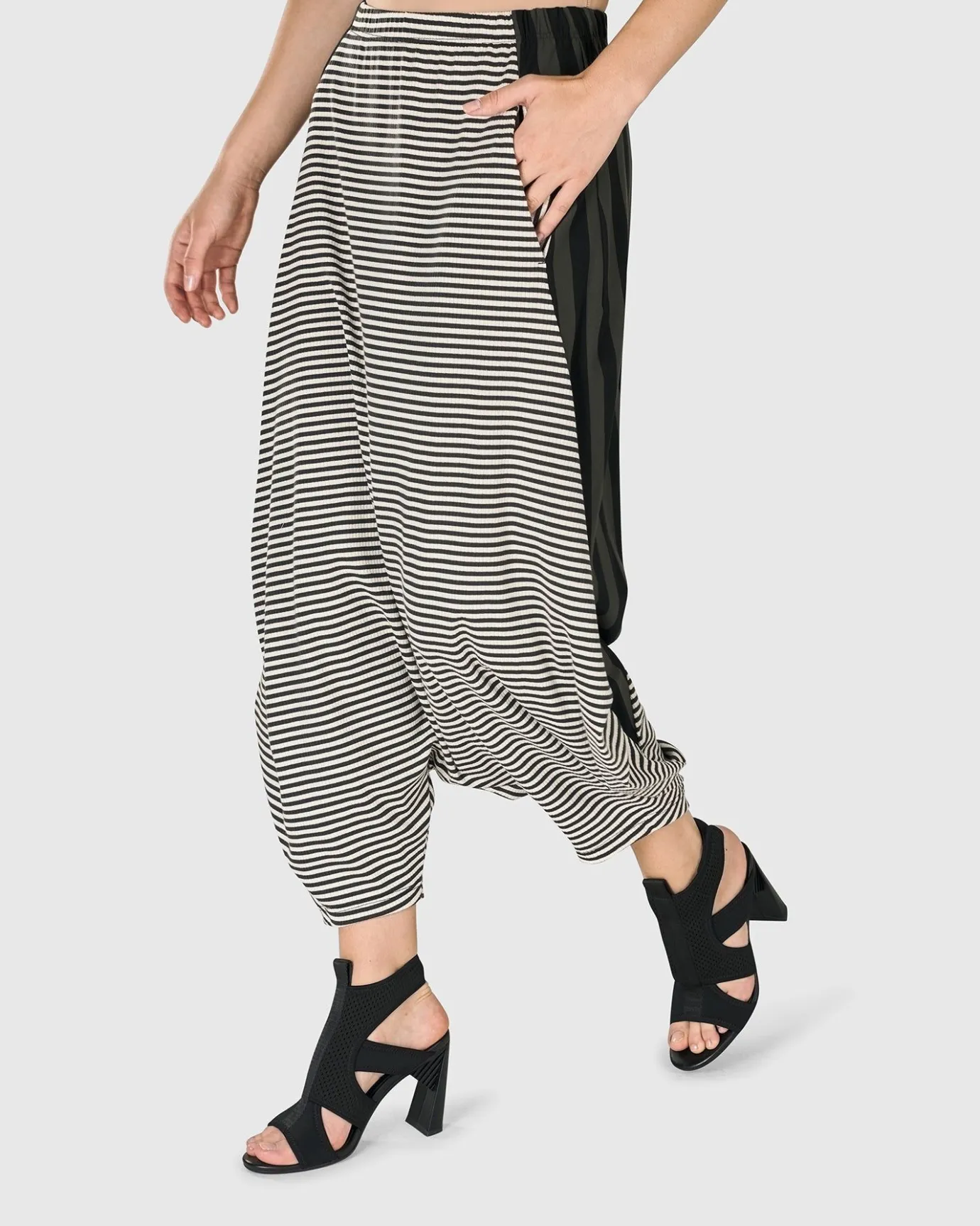 Women Alembika Plus<Urban Imperial Harem Pants, Stripes