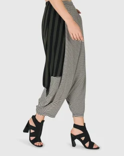 Women Alembika Pants & Skirts<Urban Imperial Harem Pants, Stripes