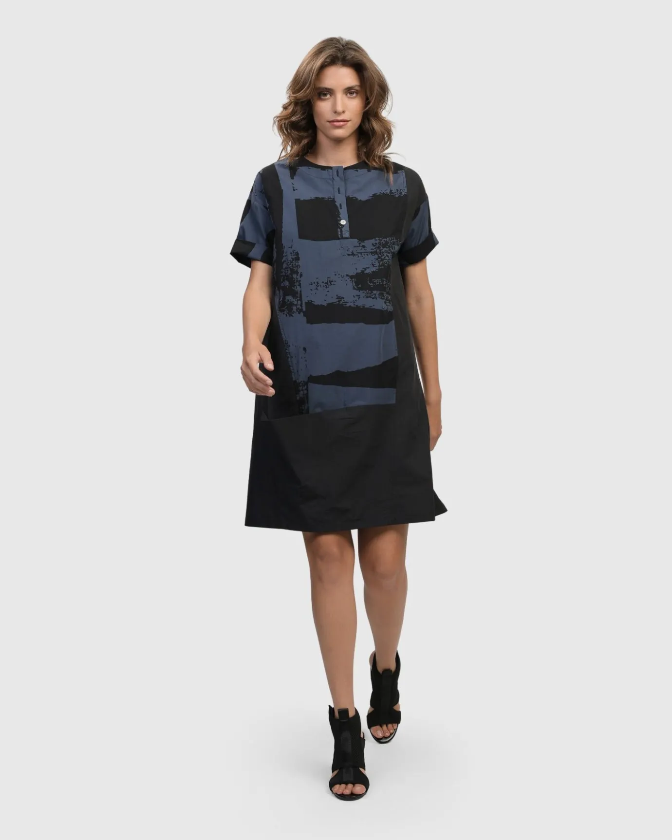 Women Alembika Dresses<Urban Ipanema Shift Dress, Navy