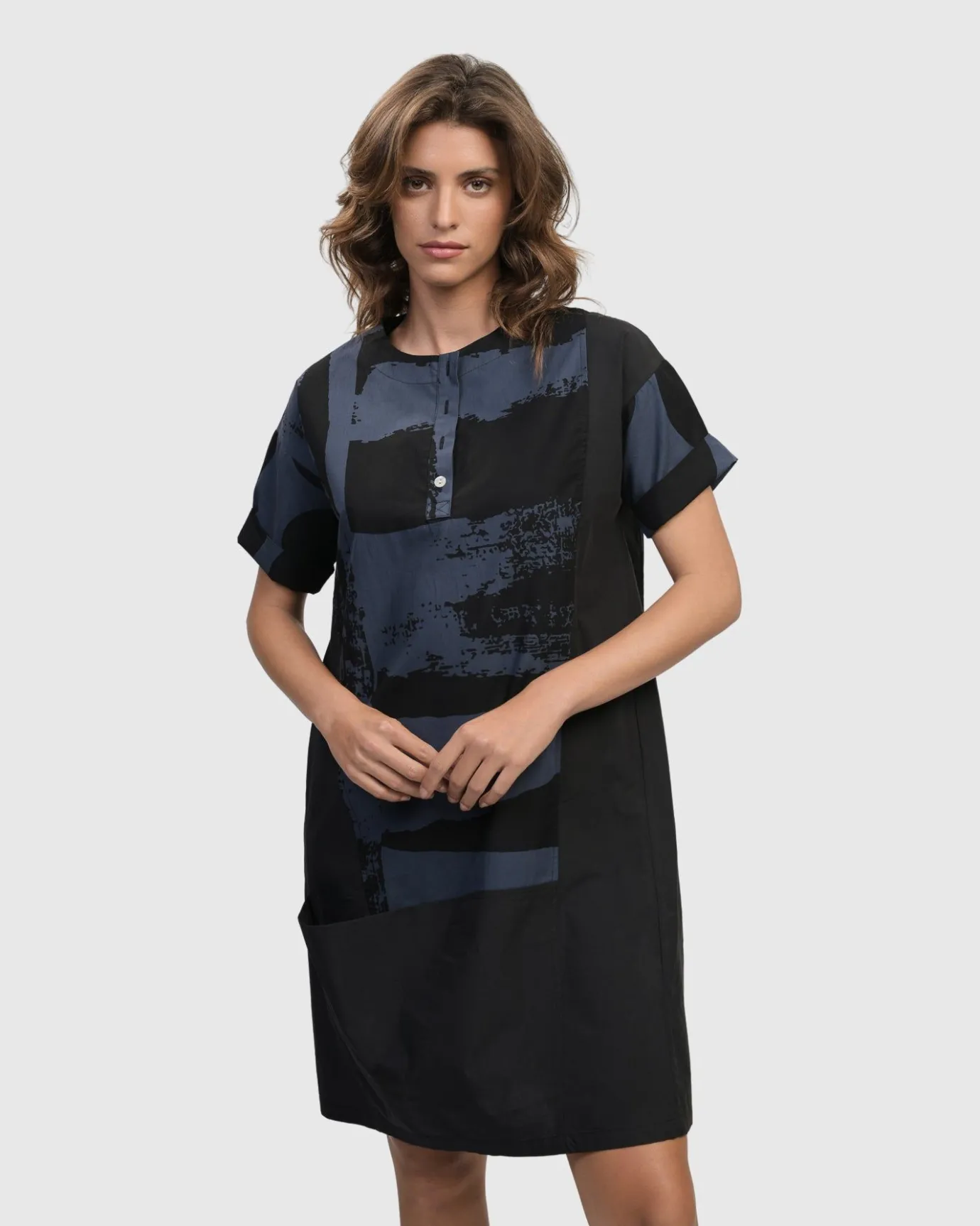 Women Alembika Dresses<Urban Ipanema Shift Dress, Navy