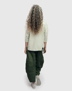 Women Alembika Tops & Tunics<Urban Jagger Stripe Top, Green