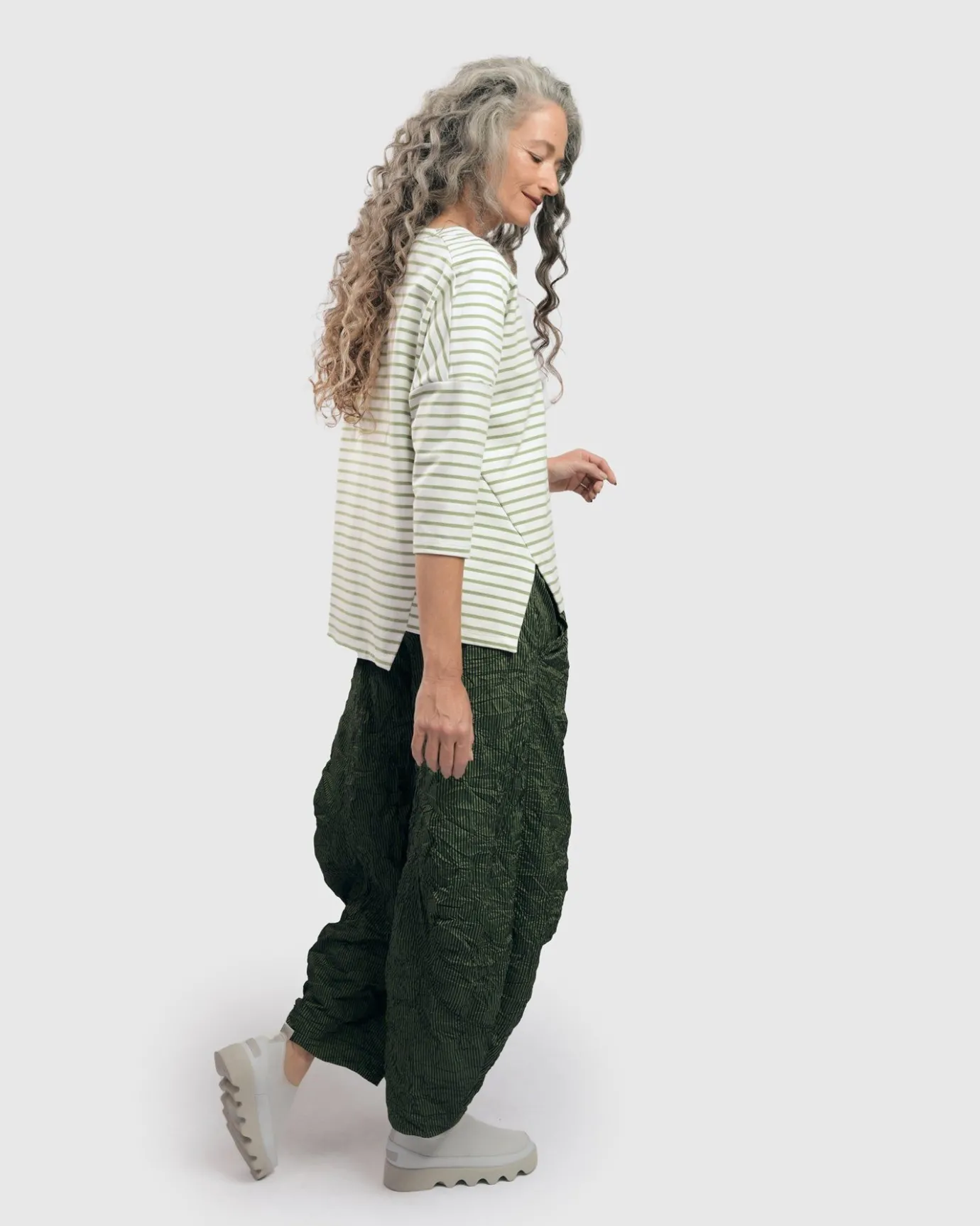 Women Alembika Tops & Tunics<Urban Jagger Stripe Top, Green