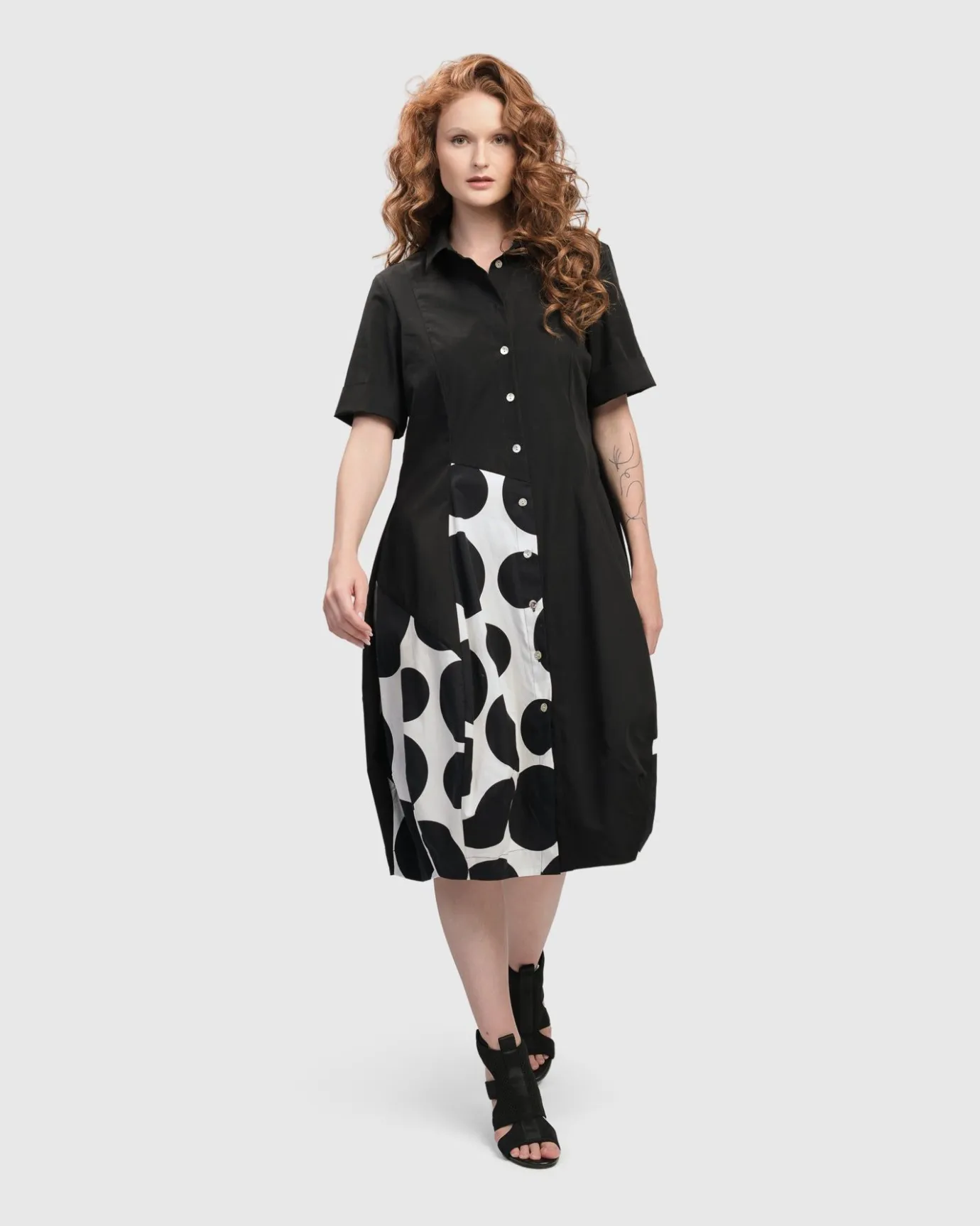 Women Alembika Dresses<Urban Lafayette Wonderful Shirt Dress, Black