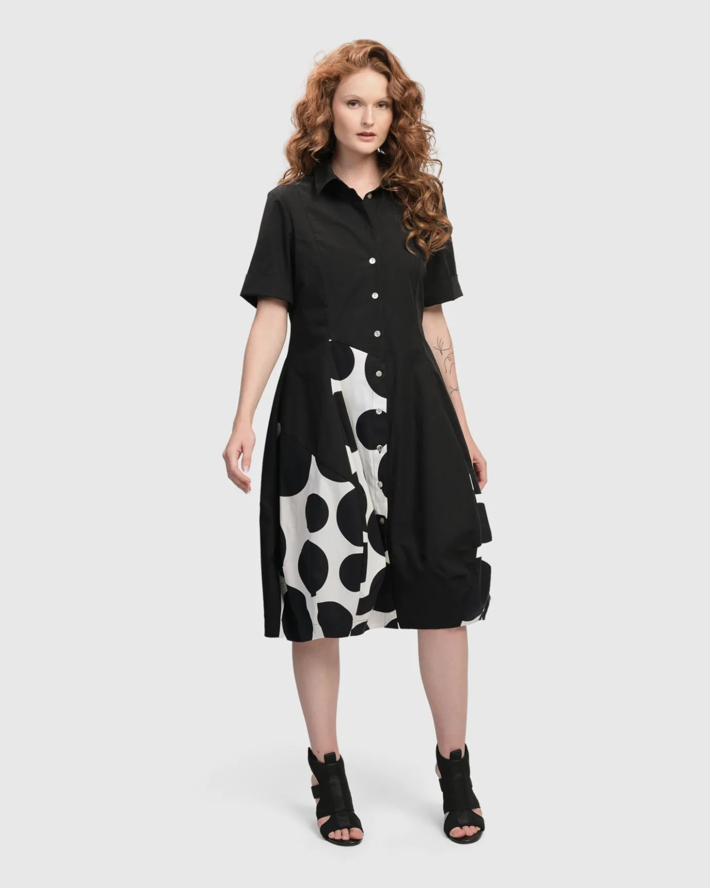 Women Alembika Dresses<Urban Lafayette Wonderful Shirt Dress, Black