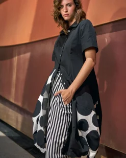 Women Alembika Dresses<Urban Lafayette Wonderful Shirt Dress, Black