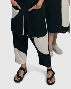 Women Alembika Pants & Skirts<Urban Lennon Pocket Pants, Black