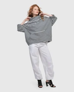 Women Alembika Plus<Urban Ludlow Cargo Pants, White