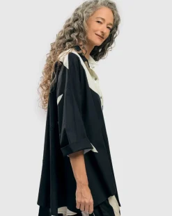 Women Alembika Tops & Tunics<Urban Madison Tunic Shirt, Black/White