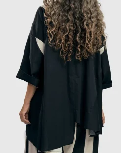 Women Alembika Tops & Tunics<Urban Madison Tunic Shirt, Black/White