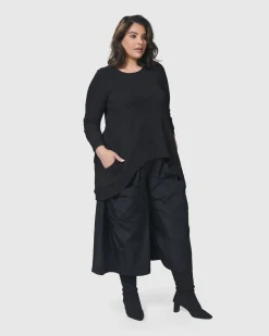 Women Alembika Tops & Tunics<Urban Maestro Top, Black