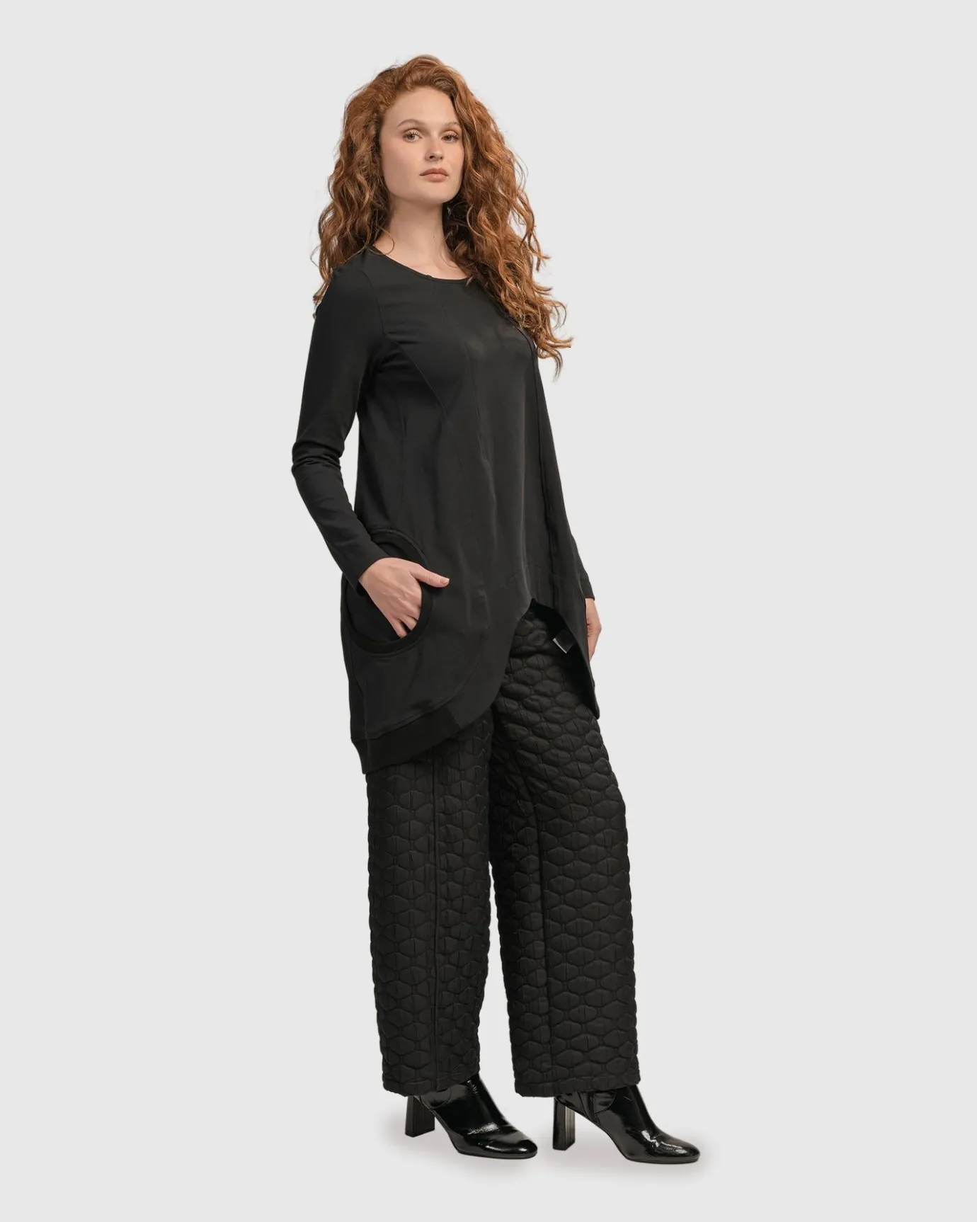 Women Alembika Plus<Urban Maestro Top, Black