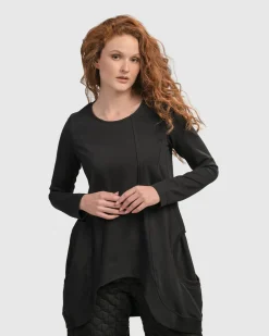 Women Alembika Plus<Urban Maestro Top, Black