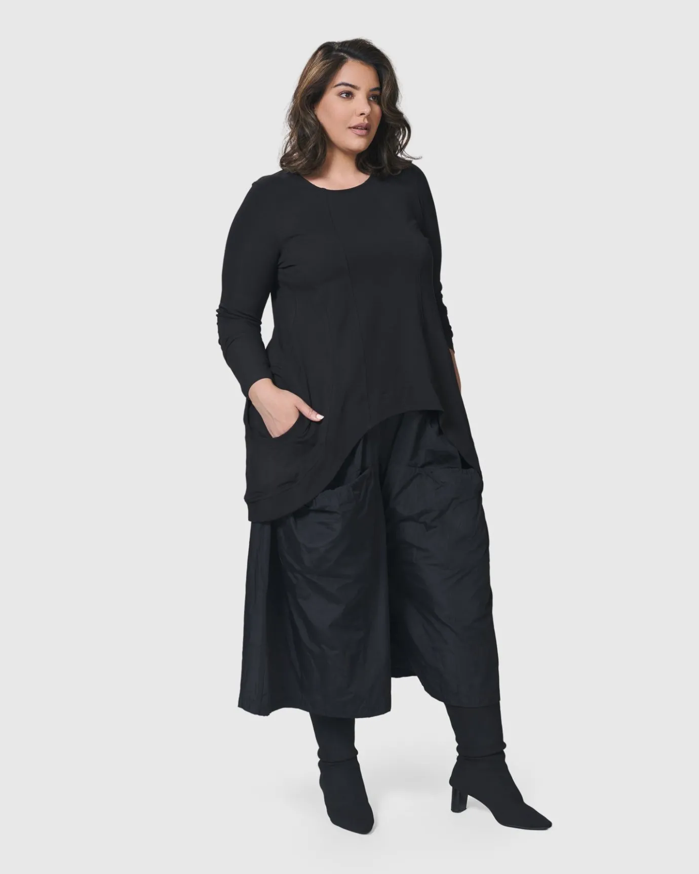 Women Alembika Plus<Urban Maestro Top, Black