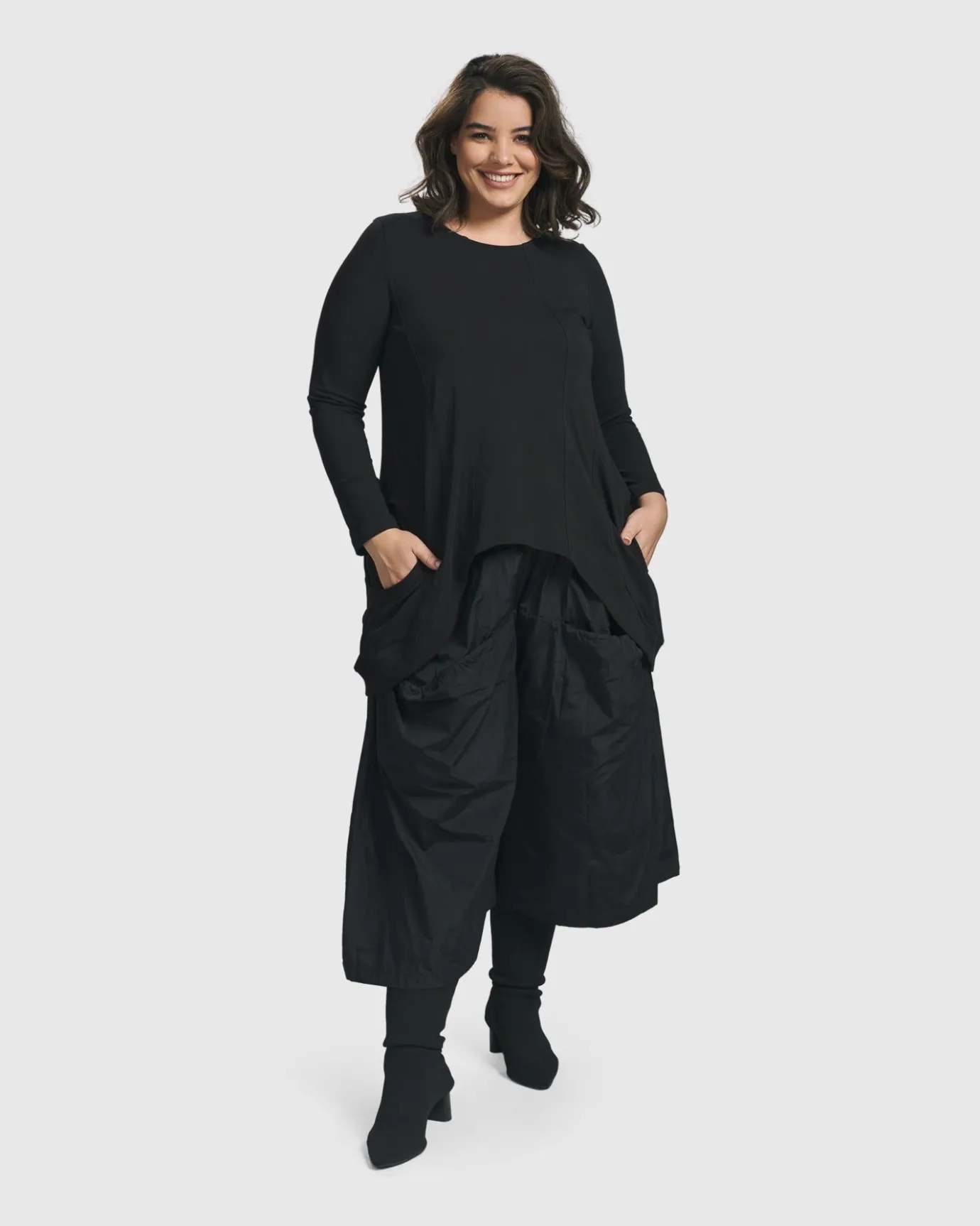 Women Alembika Plus<Urban Maestro Top, Black
