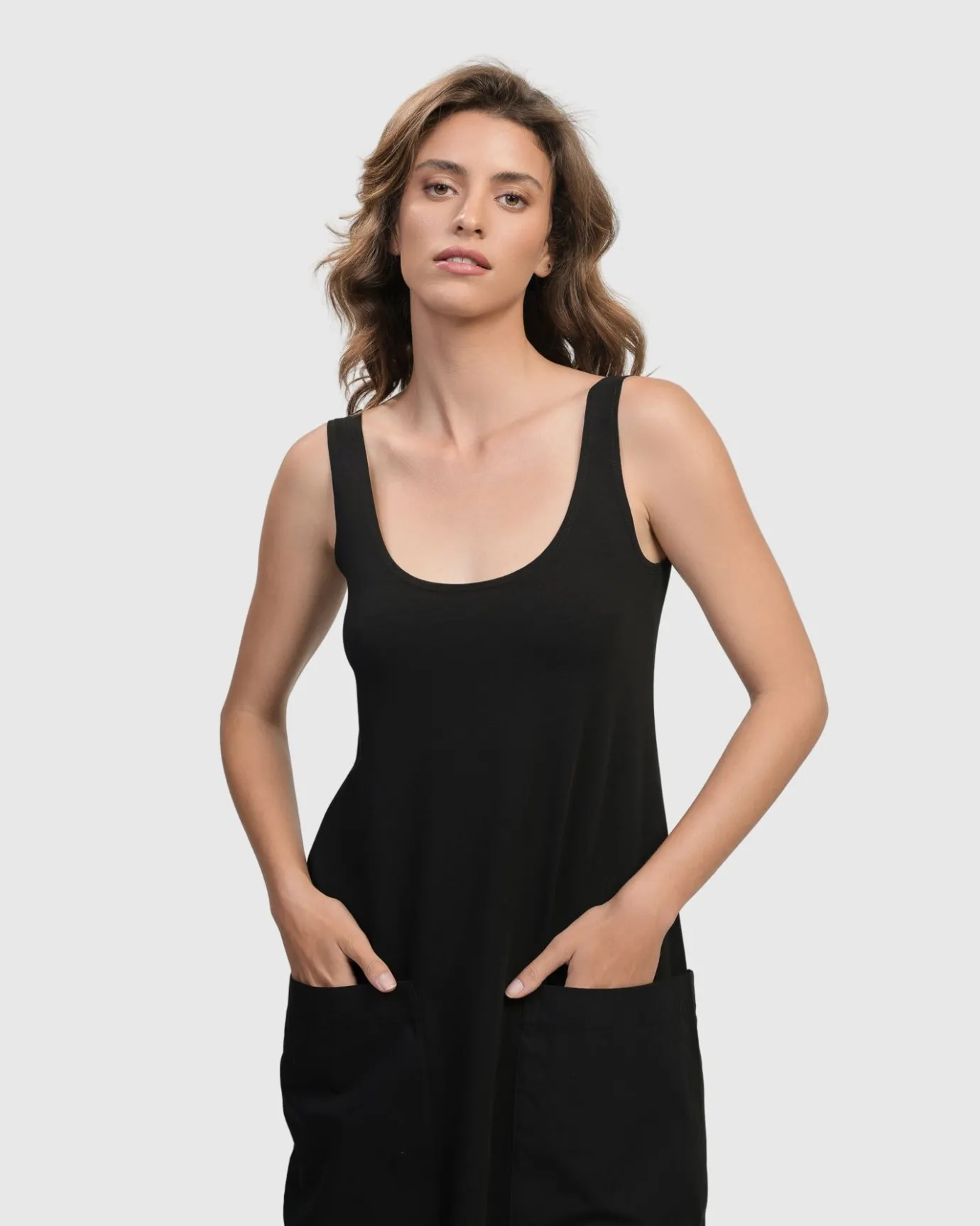 Women Alembika Plus<Urban Maxi Tank Dress, Black