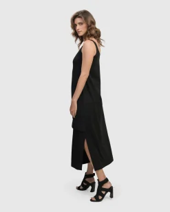 Women Alembika Plus<Urban Maxi Tank Dress, Black