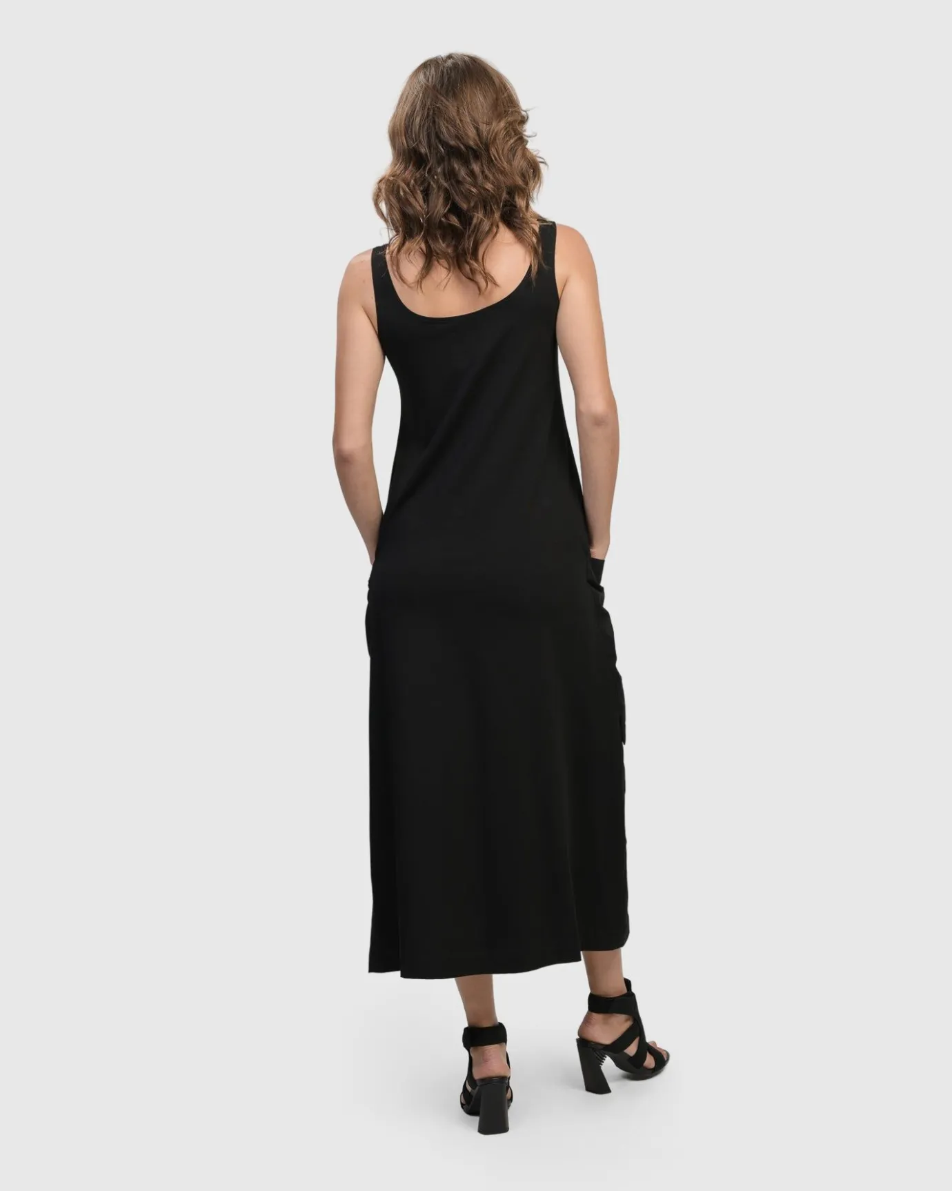 Women Alembika Plus<Urban Maxi Tank Dress, Black