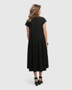Women Alembika Dresses<Urban Melody Midi Dress, Khaki
