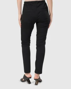 Women Alembika Plus<Urban Metropolitan Slim Trousers, Black