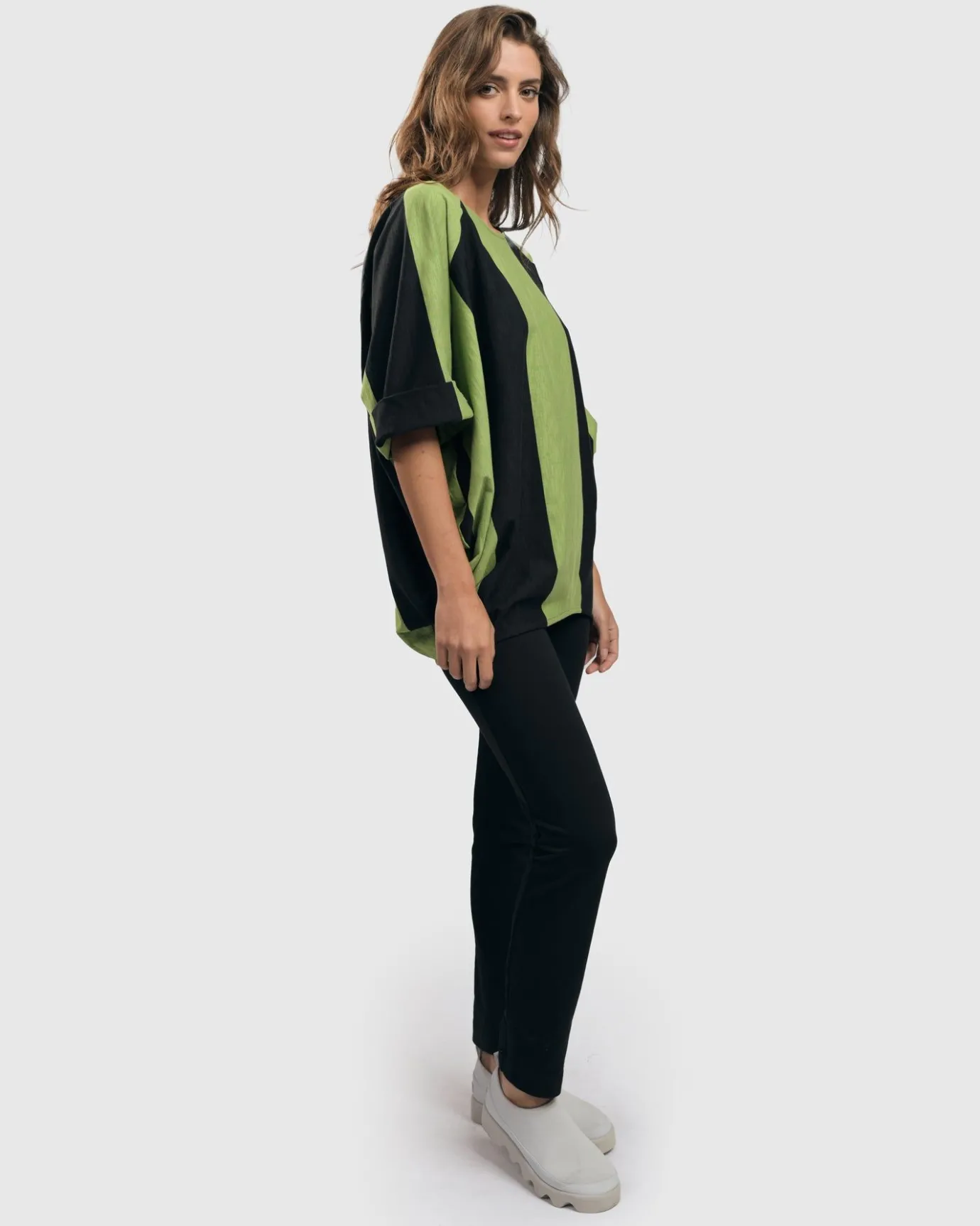 Women Alembika Plus<Urban Metropolitan Slim Trousers, Black