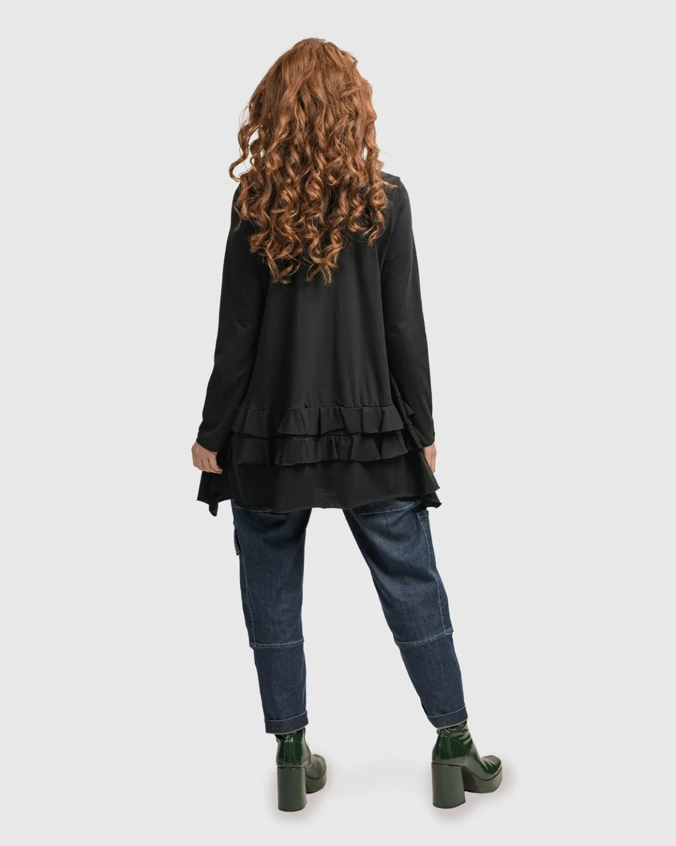 Women Alembika Plus<Urban Options Top, Black