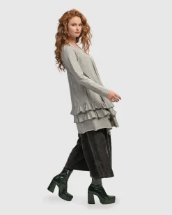 Women Alembika Plus<Urban Options Top, Gray