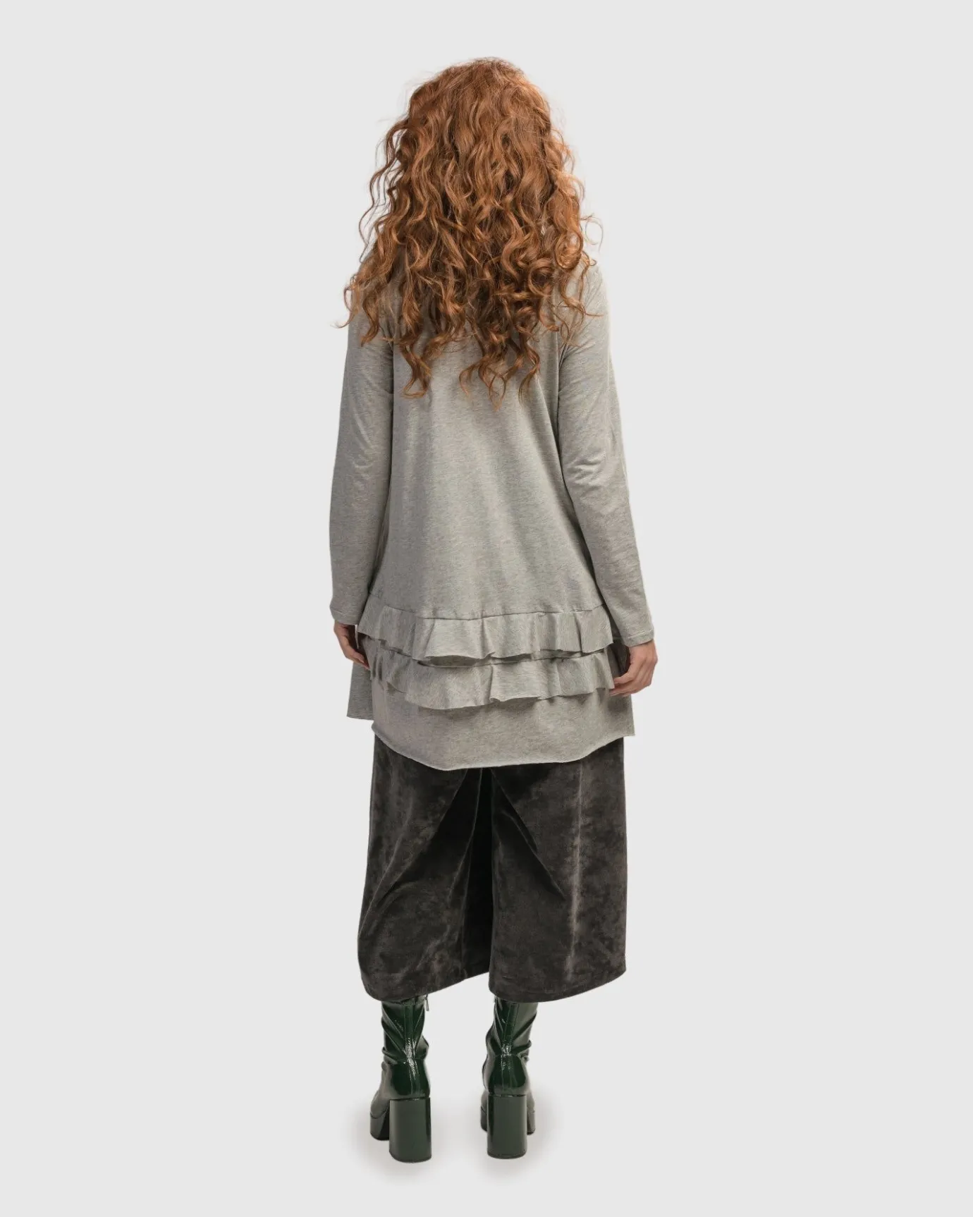 Women Alembika Plus<Urban Options Top, Gray