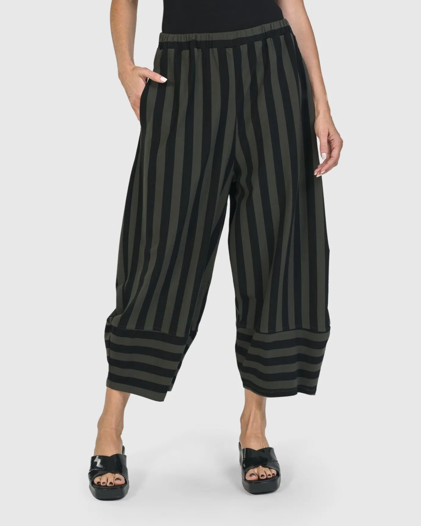 Women Alembika Plus<Urban Orion Lantern Pants, Khaki