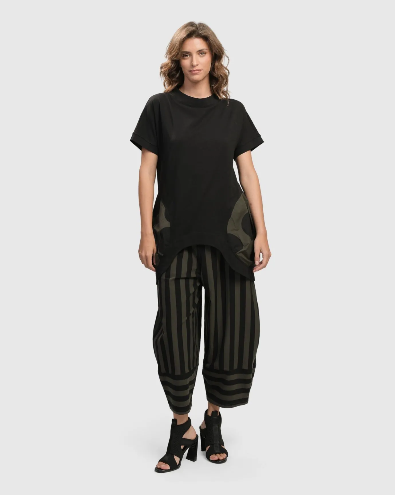 Women Alembika Plus<Urban Orion Lantern Pants, Khaki