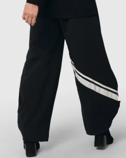 Women Alembika Plus<Urban Ribbon Punto Pants, Black