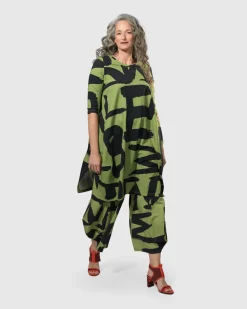 Women Alembika Pants & Skirts<Urban Ripley Punto Pants, Green Marker