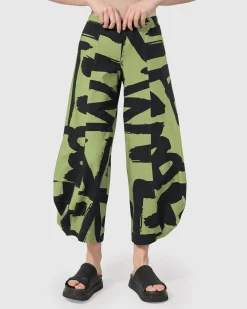 Women Alembika Plus<Urban Ripley Punto Pants, Green Marker