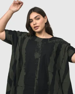 Women Alembika Dresses<Urban Sake Muumuu Dress, Khaki