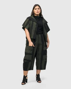 Women Alembika Plus<Urban Sakura Cape Jacket, Khaki