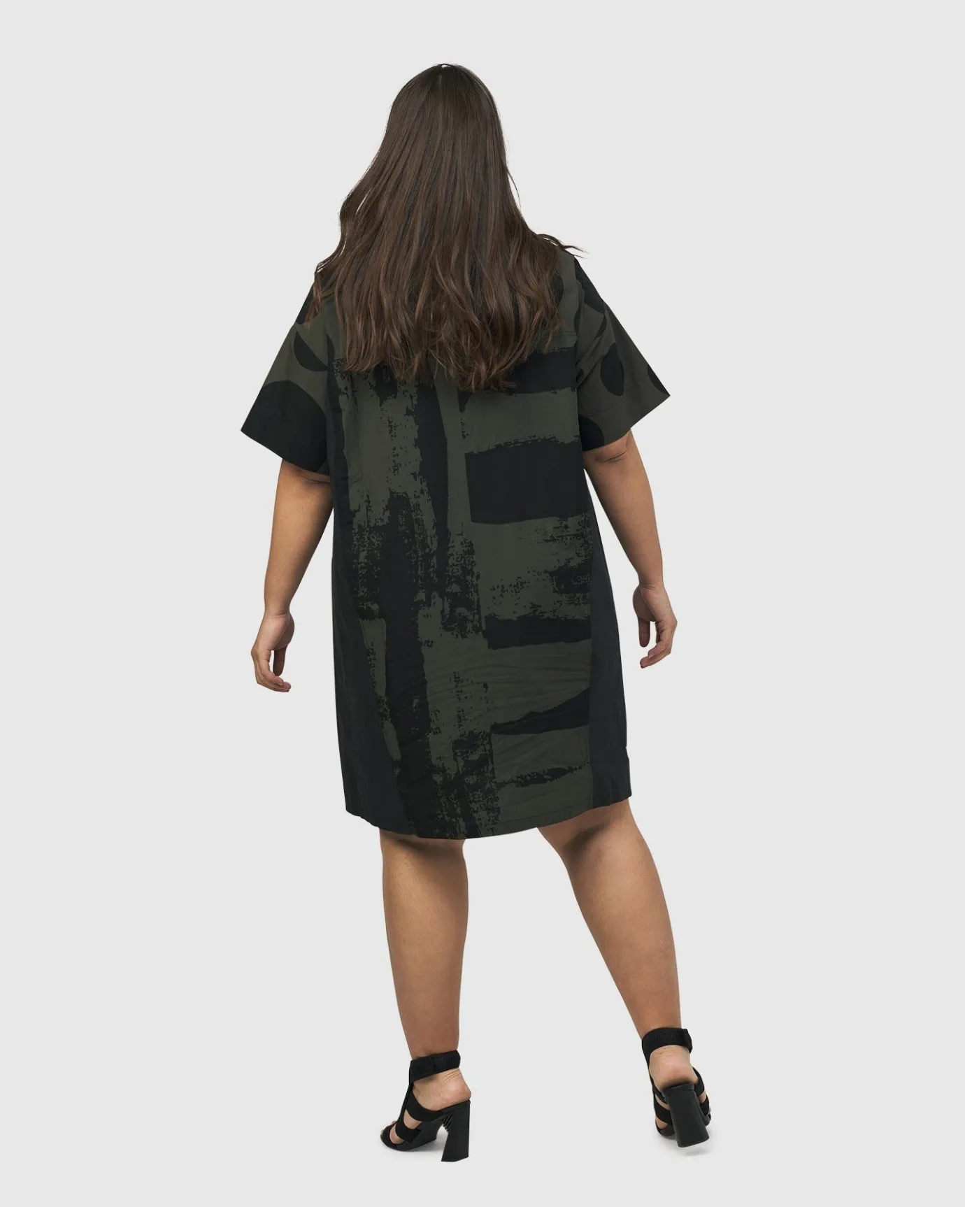 Women Alembika Dresses<Urban Sapporo Shift Dress, Khaki