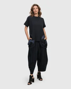 Women Alembika Pants & Skirts<Urban Skyfall Lantern Pants, Navy
