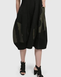 Women Alembika Dresses<Urban Sleeveless Cocoon Dress, Khaki