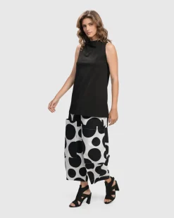 Women Alembika Tops & Tunics<Urban Sleeveless Mockneck Top, Black