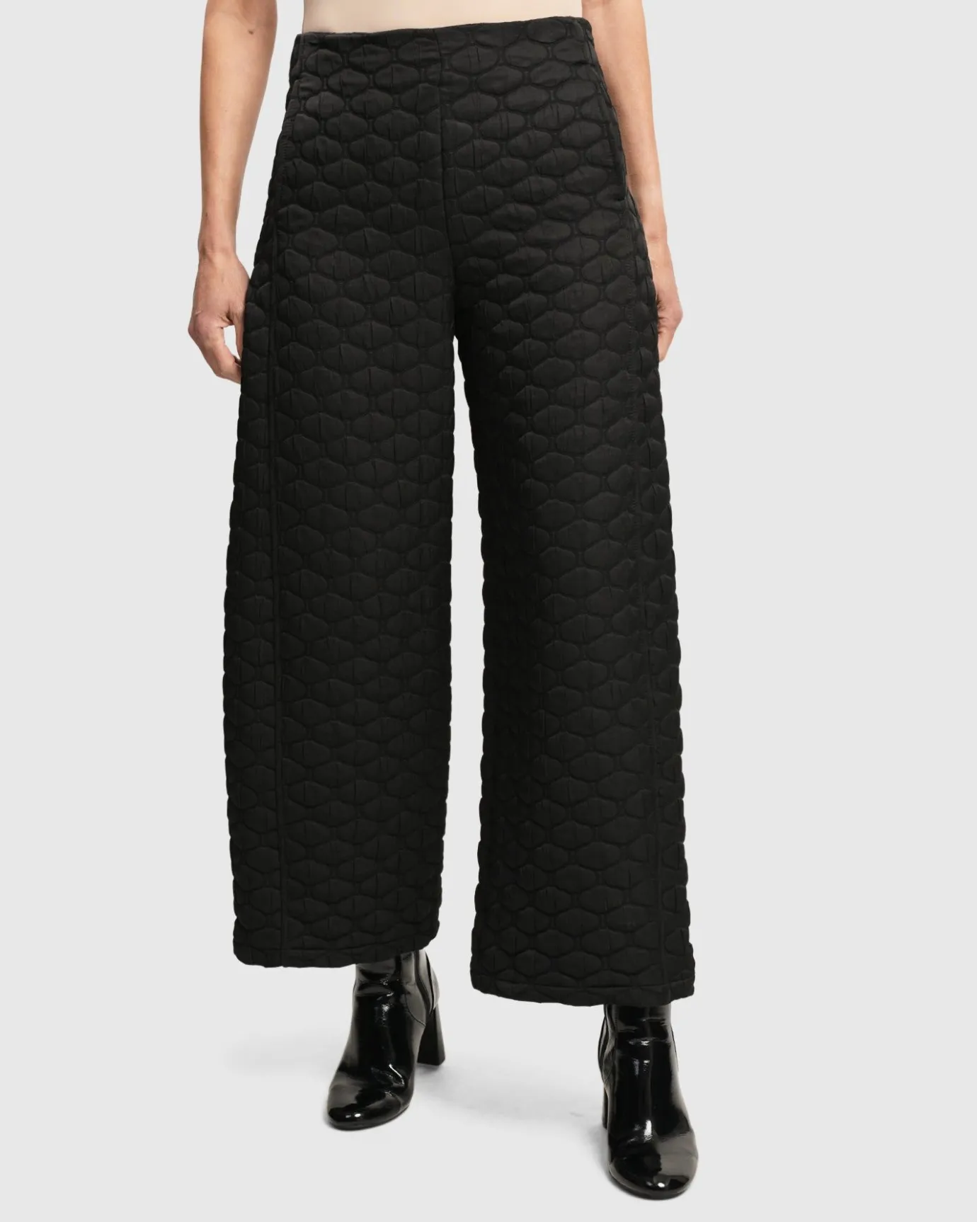 Women Alembika Plus<Urban Soft Punk Culottes, Black