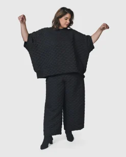 Women Alembika Tops & Tunics<Urban Soft Punk Top, Black