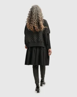 Women Alembika Tops & Tunics<Urban Soft Punk Top, Black