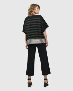Women Alembika Plus<Urban Splice Boxy Tee, Stripes