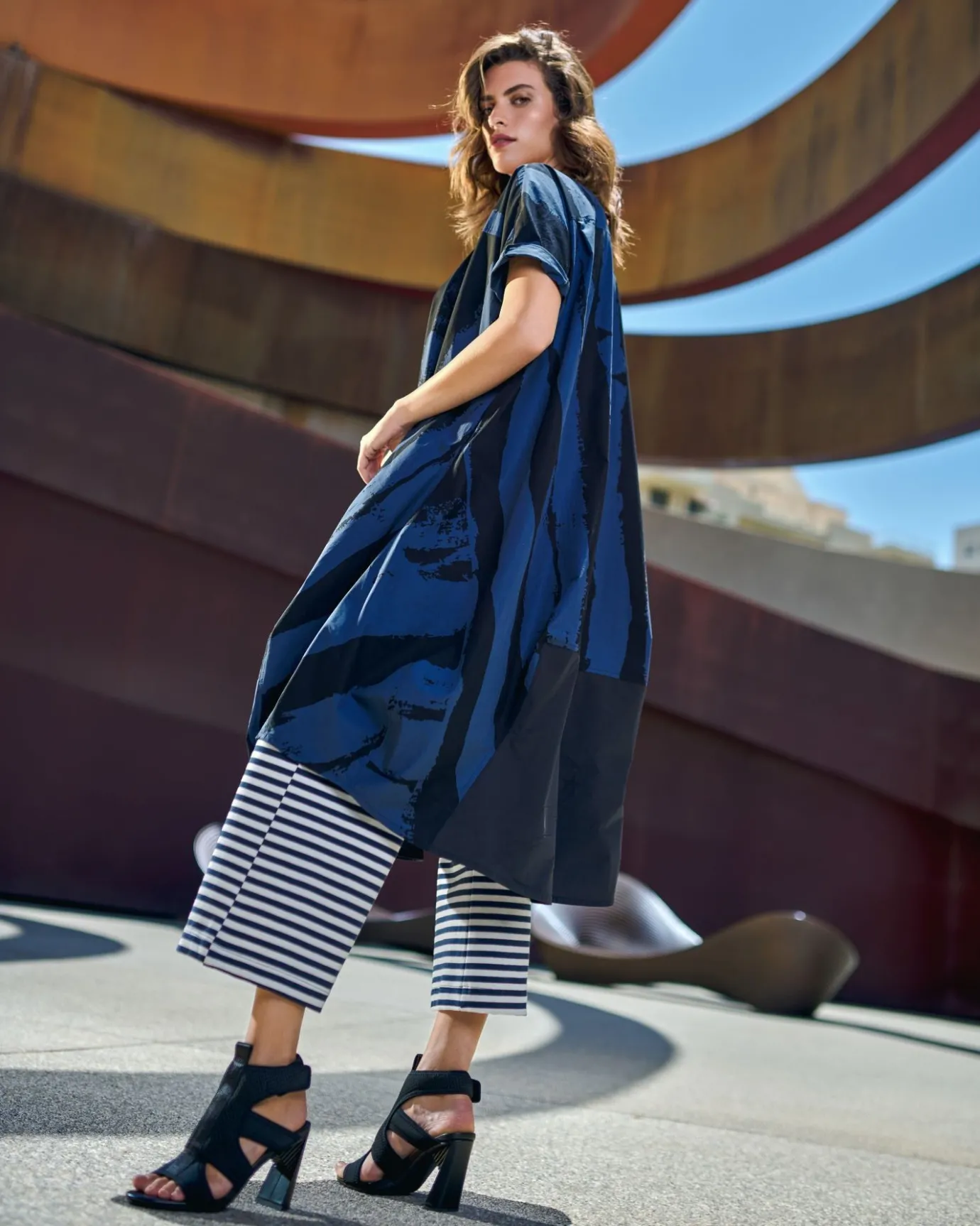 Women Alembika Dresses<Urban Streets Muumuu Dress, Navy